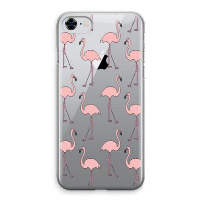 Anything Flamingoes: iPhone 8 Transparant Hoesje