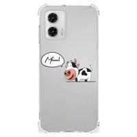 Motorola Moto G73 Stevig | Bumper Hoesje | Cow
