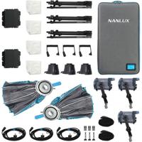Nanlux Evoke 150C Full Color Nebula 8 Spot Light - 3 Kit