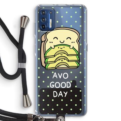Avo Good Day: Motorola Moto G9 Plus Transparant Hoesje met koord