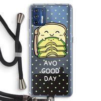 Avo Good Day: Motorola Moto G9 Plus Transparant Hoesje met koord
