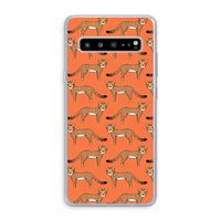 Cheetah: Samsung Galaxy S10 5G Transparant Hoesje