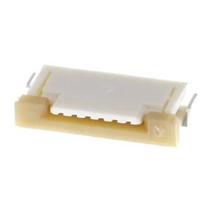 Molex 522070633 FFC/FPC-aansluiting Totaal aantal polen: 6 Rastermaat: 1 mm Inhoud: 1 stuk(s) Tape on Full reel