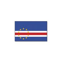 Landen thema vlag Kaapverdie 90 x 150 cm feestversiering - thumbnail