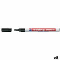 Permanente markeerstift Edding EDDING 8055 Zwart 1-2 mm (5 Stuks)