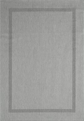 Karpet24 Sisal - Modern Laagpolig Vloerkleed voor Binnen & Buiten in Grijs-120 x 170 cm