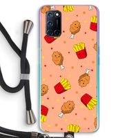 Chicken 'n Fries: Oppo A52 Transparant Hoesje met koord