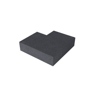 Massief hoek buiten Antraciet 60/60 x 37 x 15 cm - Gardenlux