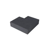 Massief hoek buiten Antraciet 60/60 x 37 x 15 cm - Gardenlux
