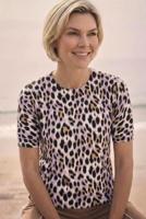 Lady Day Sage L28.601.3186 T-shirt Korte Mouw Sutton Print