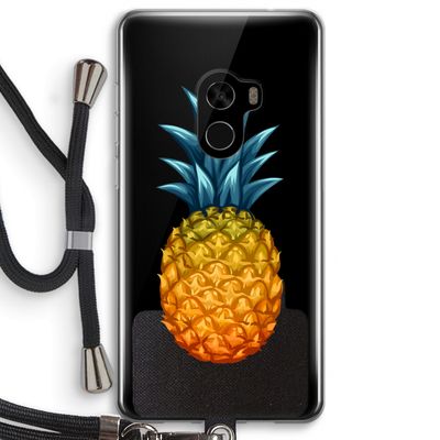 Grote ananas: Xiaomi Mi Mix 2 Transparant Hoesje met koord