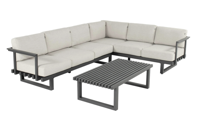 Calabria Lounge Corner Set 1 box set, KD legs - Hartman