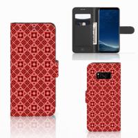 Samsung Galaxy S8 | Telefoon Hoesje | Batik Rood