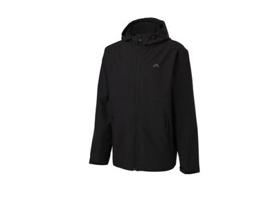 CRIVIT Heren softshell jas (Zwart, S)