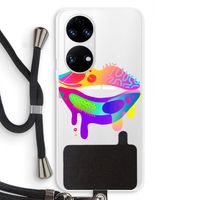 Lip Palette: Huawei P50 Transparant Hoesje met koord