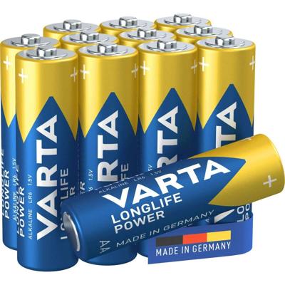 Alkalinebatterijen Varta Longlife Power AA 1,5 V (12 Stuks)
