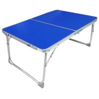 Kunststof mat verstelbare draagbare laptop tafel vouwen staan computer lezing Bureau bed lade (Sapphire Blue)