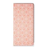 Samsung Galaxy A21s | Hoesje met Magneet | Pattern Orange