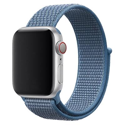 Apple Watch Bandje Osvo - Geweven - Nylon - Cape Cod Blauw -