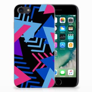 iPhone SE 2022 | SE 2020 | 8 | 7 TPU Hoesje Funky Triangle