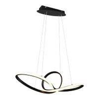 Trio Reality Sansa Hanglamp - Mat zwart