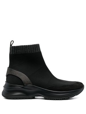 LIU JO baskets montantes Lily en maille - Noir