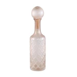 PTMD Cianna Brown frosted glass bottle round with bal L