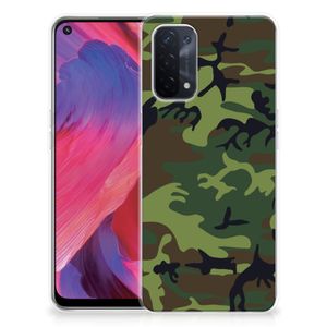 OPPO A74 5G | A54 5G TPU bumper Army Dark