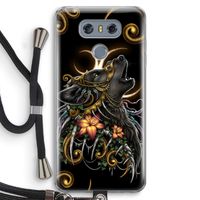 Huilende Wolf: LG G6 Transparant Hoesje met koord