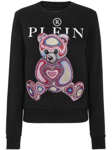 Philipp Plein sweat en coton à logo imprimé - Noir