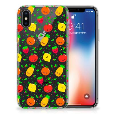 Apple iPhone X | Xs | Siliconen Case | Fruits