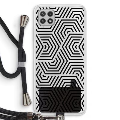 Magic pattern: Samsung Galaxy A22 4G Transparant Hoesje met koord