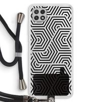 Magic pattern: Samsung Galaxy A22 4G Transparant Hoesje met koord