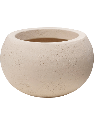 Baq Polystone Plain Bowl Natural, 17x11cm