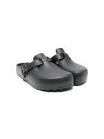 Birkenstock chaussons Boston en cuir artificiel - Noir - thumbnail