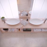 Opbouw Waskom Ideavit Solidjazz 60x35x9 cm Solid Surface Mat Wit Ideavit