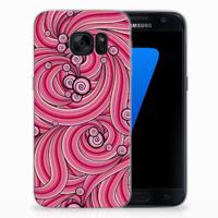Samsung Galaxy S7 | Hoesje maken | Swirl Pink