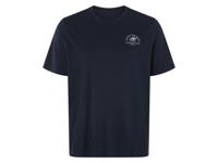 LIVERGY Heren T-shirt - plus size (Marineblauw, XXL)