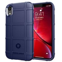 Volledige dekking schokbestendig TPU Case voor iPhone XR (blauw)