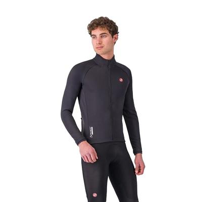 Castelli Competizione fietsjack lange mouw light black heren