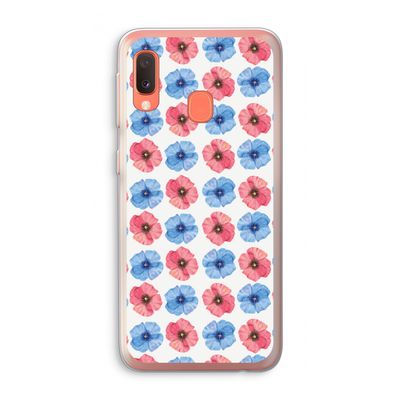 Klaproosjes: Samsung Galaxy A20e Transparant Hoesje