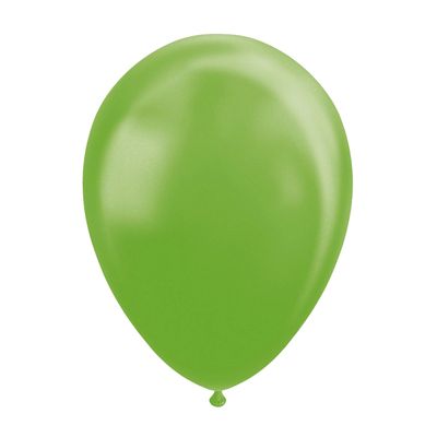 Globos Ballonnen limoen groen 30cm, 10st.