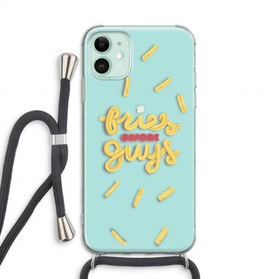 Always fries: iPhone 11 Transparant Hoesje met koord