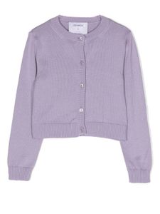 Simonetta cardigan en maille fine - Violet