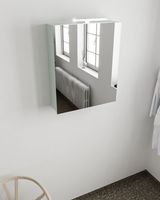 Mondiaz Cubb spiegelkast 60x70x16cm greey met 1 deur