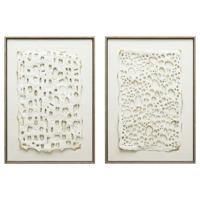 Schilderij Home ESPRIT Wit Modern 50 x 3 x 70 cm (2 Stuks)