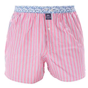 McAlson Boxer met binnenbroek roze-wit gestreept