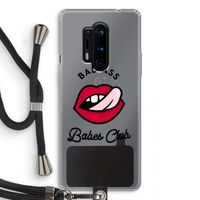 Badass Babes Club: OnePlus 8 Pro Transparant Hoesje met koord