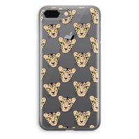 Tijger: iPhone 8 Plus Transparant Hoesje