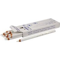 Lyra Super ferby 1 kleurpotloden, l: 18 cm, vulling 6,25 mm, wit, 12 stuk/ 1 doos